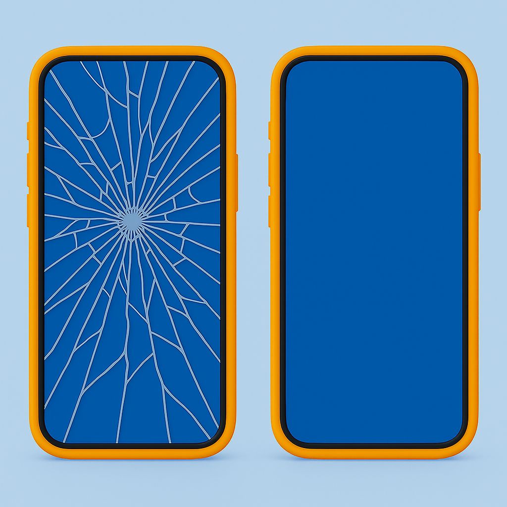 Cracked screen