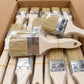 2 Inch Flat Paint Brush with Wooden Handle, Natural Bristle Paint Brush for Painting, Staining & Varnishing