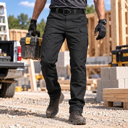 Men’s Outdoor Cargo Pants – Multi-Pocket Utility Work Pants for Hiking & Everyday Wear