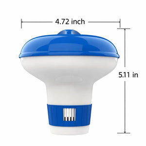 Adjustable Floating Chlorine Tablet Dispenser for Pool, Spa & Hot Tub – Fits 1–3 Inch Tablets