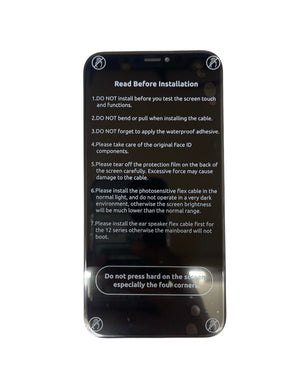 Conjunto LCD para iPhone 11 con placa de acero 